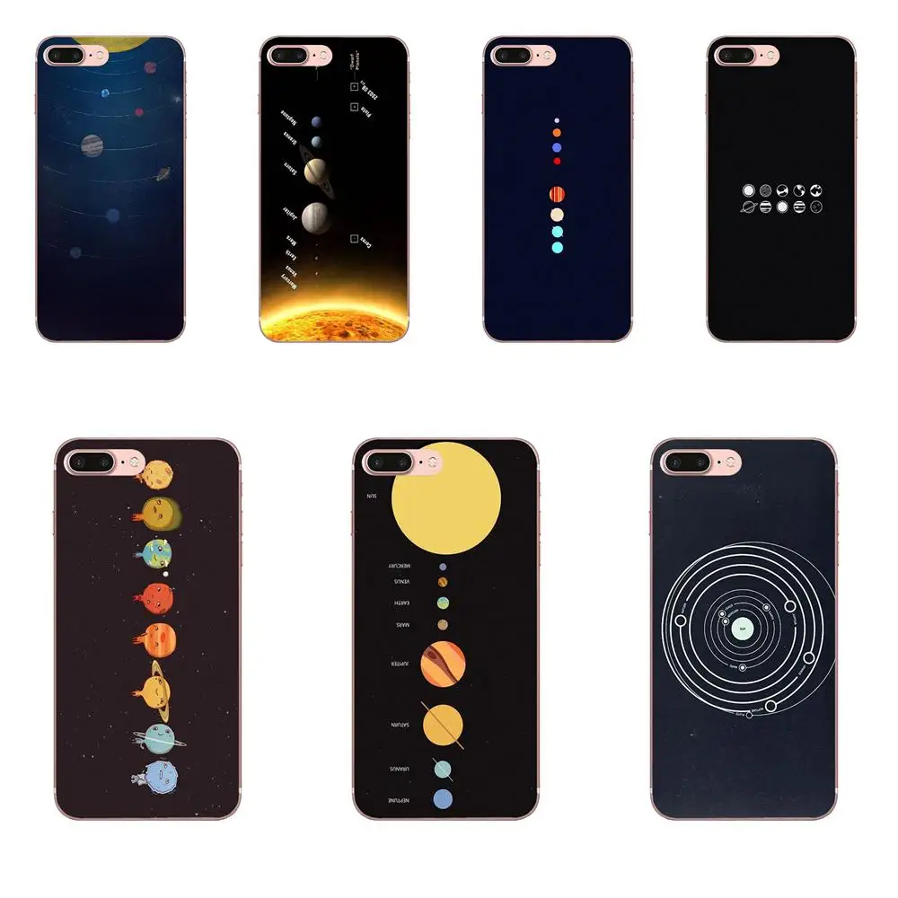 

Unique For Sony Xperia Z Z1 Z2 Z3 Z4 Z5 compact Mini M2 M4 M5 T3 E3 E5 XA XA1 XZ Premium Minimalistic Planets Solar System