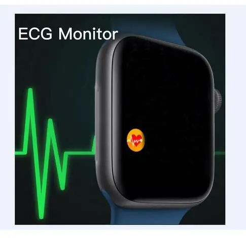 44 мм Размер Смарт Браслет для проверки сердечного ритма 8 1:1 серии 4 Heart Rate tacker Smartwatch buetooth сплав матовый чехол часы для iphone huawei