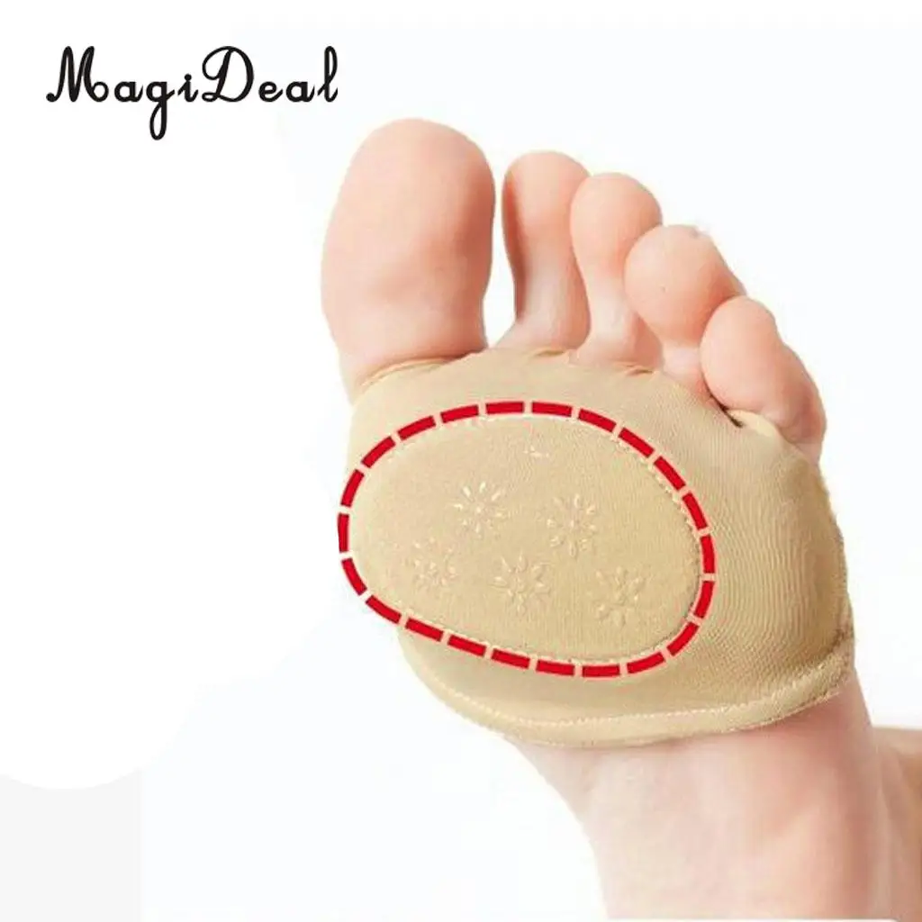 MagiDeal  Forefoot Metatarsal Pain Relief Cushion Ball of Foot Pads Bunion Pad Protector