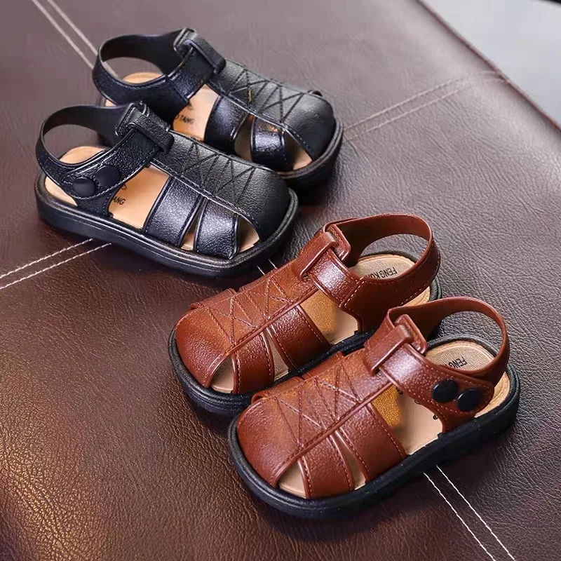 Boys and girls sandals beach shoes 1-3 years old children non-slip soft bottom children's sandals summer Outdoor Shoes