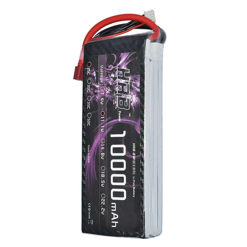 HRB RC Lipo Battery 10000mAh 11 1V 3S 25C For RC Helicopter Aeromodelo Avion Car Boat