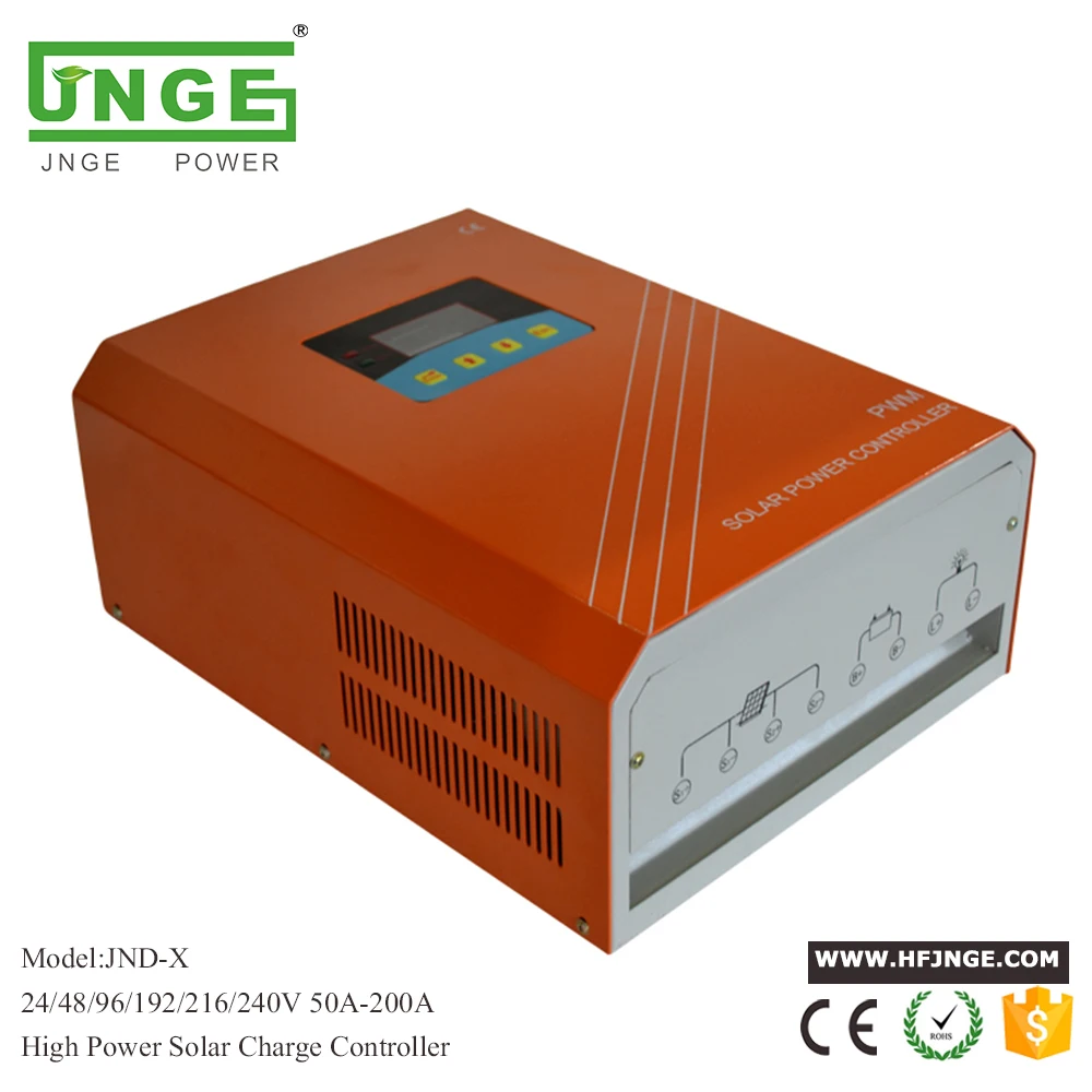 Контроллер заряда солнечной батареи JNGE Power 50A для системы энергии с ЖК