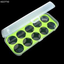 Футляр для хранения яиц для хранения для холодильника и морозильных яиц зеленый случайный цвет портативный пластиковый ящик для хранения дома кухонный чехол