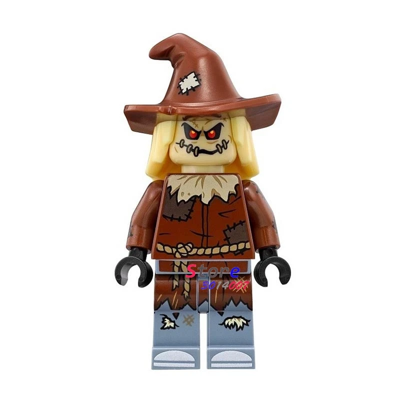 

Single super heroes marvel dc comics Scarecrow Superman Batman building blocks models bricks toys for children kits