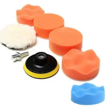 

8Pcs Polishing Buffing Pad Kit for Auto Car Polishing Wheel Kit Buffer With Drill Adapter Car Removes Scratches