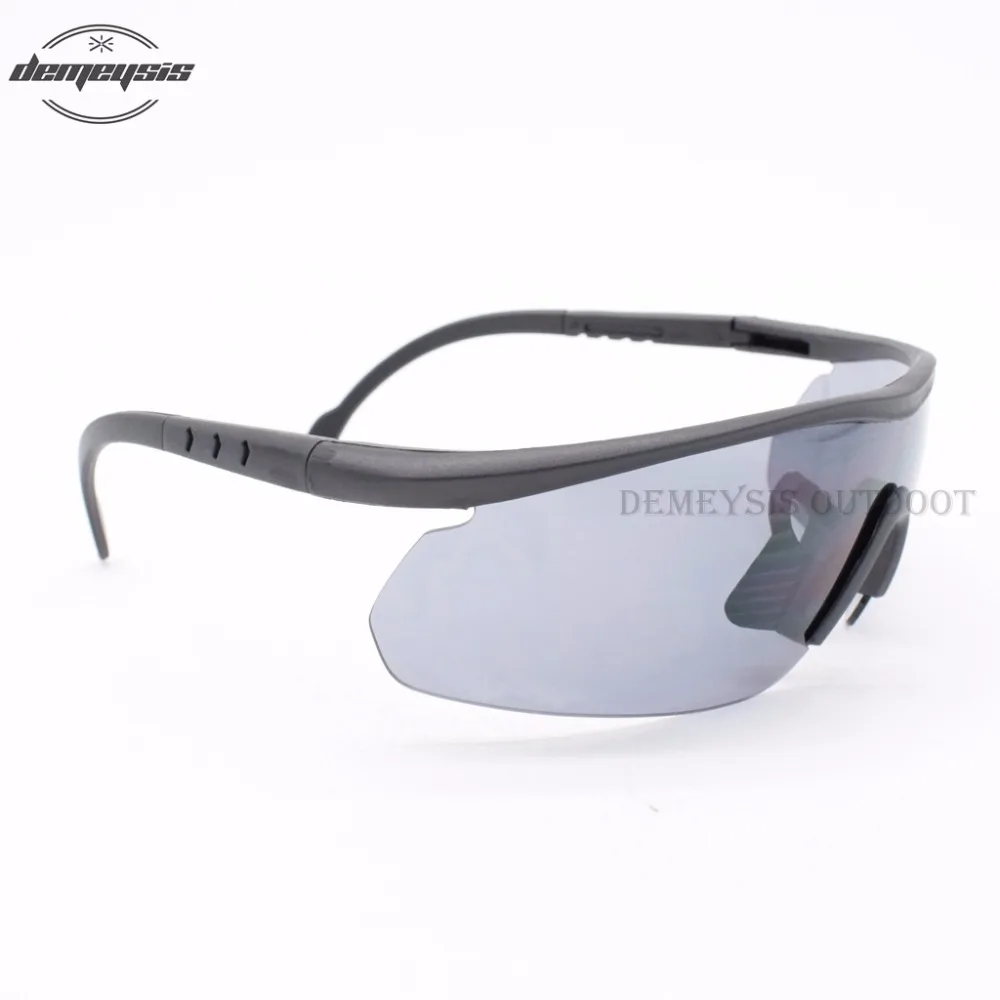 Спортивные страйкбольные тактические очки C2 военные UV400 Защитные очки для стрельбы с оправой для близорукости Тактические Солнцезащитные очки