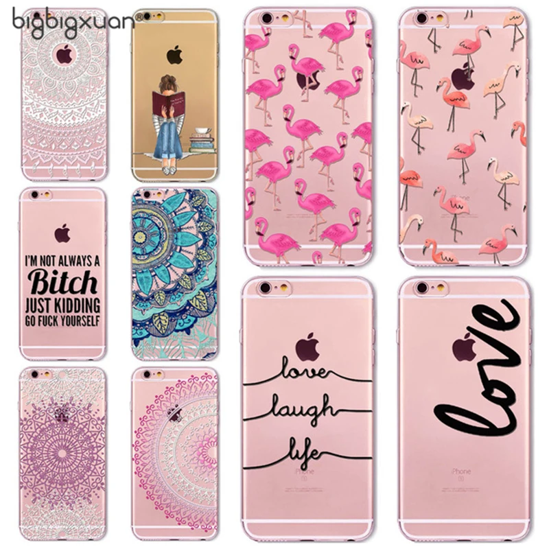 

6/6s Painted TPU Case For Iphone 6 6s Slim Back Protect Skin Rubber Phone Cover TPU Silicone Gel Case