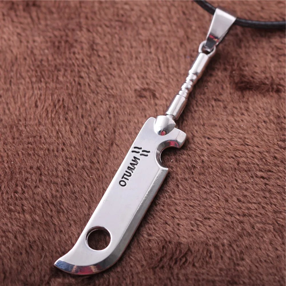

24 Pcs/Lot Naruto Weapon Necklaces Fashion Jewelry Handmade Rope Chain Statement Necklace Stainless Steel Naruto Bulk Wholesale
