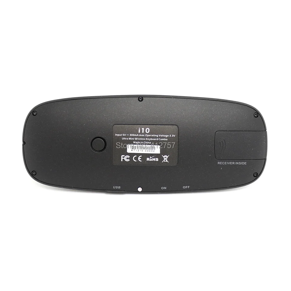 Rii i10 2,4 ГГц Мини Беспроводная клавиатура Air mouse с тачпадом для Andorid tv Box/Mini PC/ноутбук/Проекторы