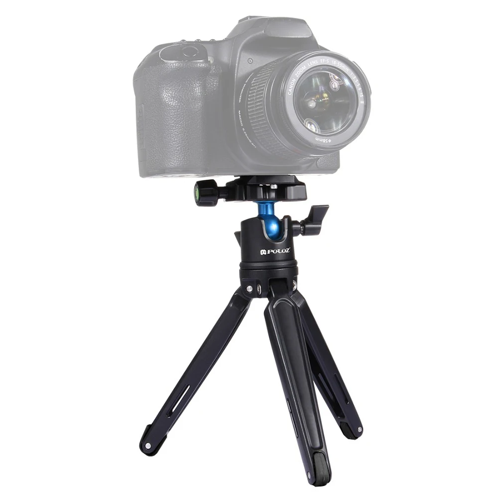 

PULUZ Pocket Mini Tripod Desktop Camera / Video Tripod With 360 degree Ball Head Holder Mount Macro Monopod for Canon Nikon So