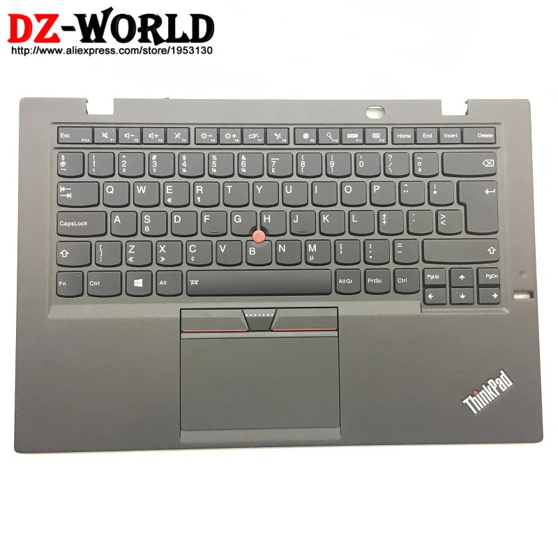 New/Orig Shell Palmrest Upper Case With NL Dutch Backlit Keyboard Touchpad for Lenovo Thinkpad