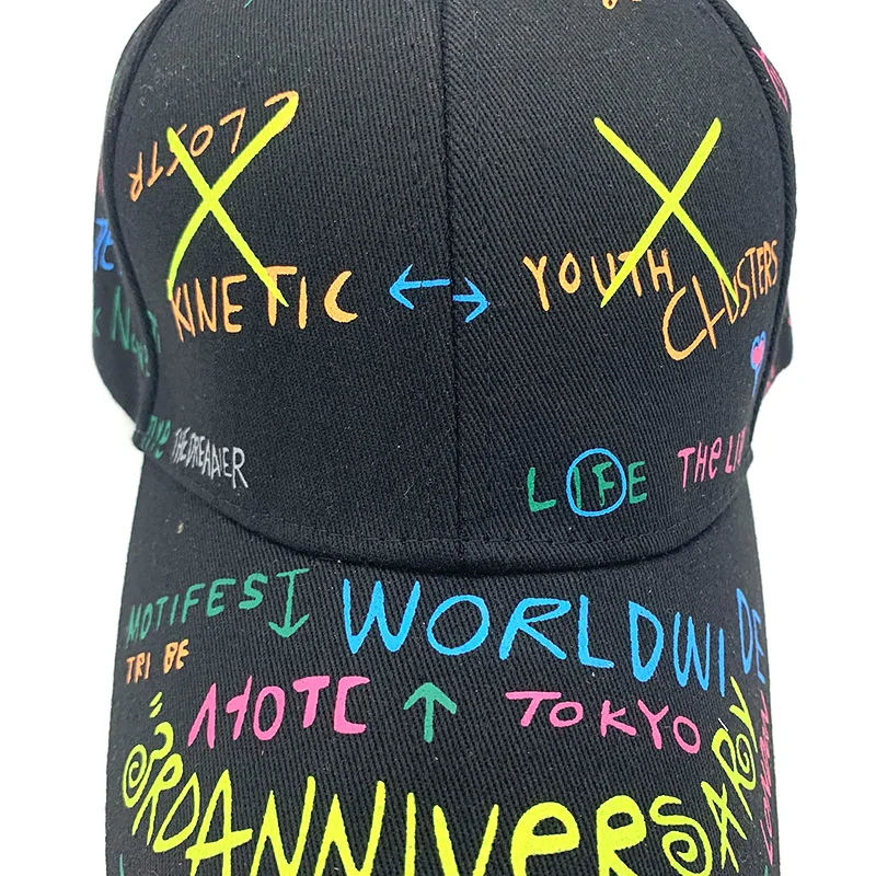MAERSHEI, брендовая летняя бейсболка, граффити, солнцезащитные кепки, хип-хоп козырек, Весенняя Кепка, регулируемая бейсболка, кепки для женщин