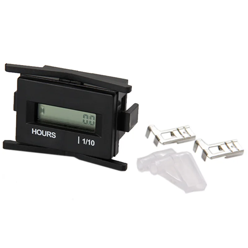 Digital LCD Hour Meter DC 4.5-60V for Motocross ATV Dirt Bike Diesel Gasoline Log Splitter Cutter Truck Snowmobile Boat Jet Ski |