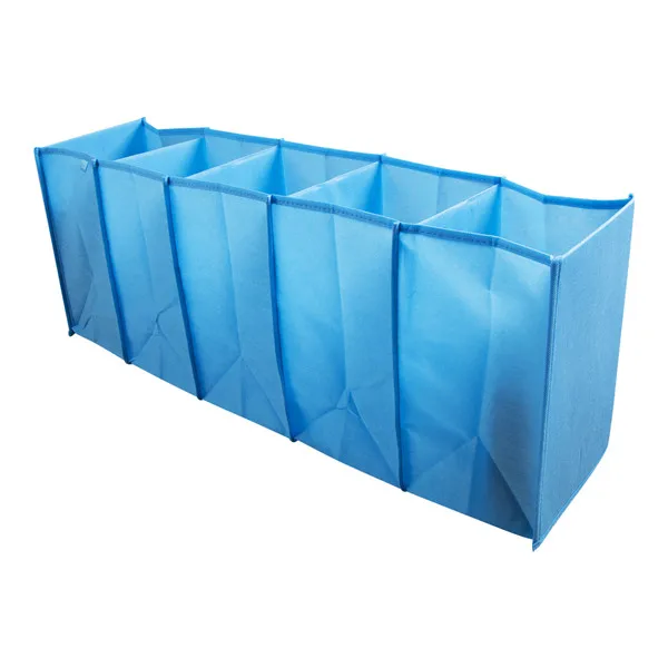 5-Shelf тканевый подвесной шкаф для хранения, органайзер, тканевая сумка, складные дорожные сумки - Цвет: Небесно-голубой