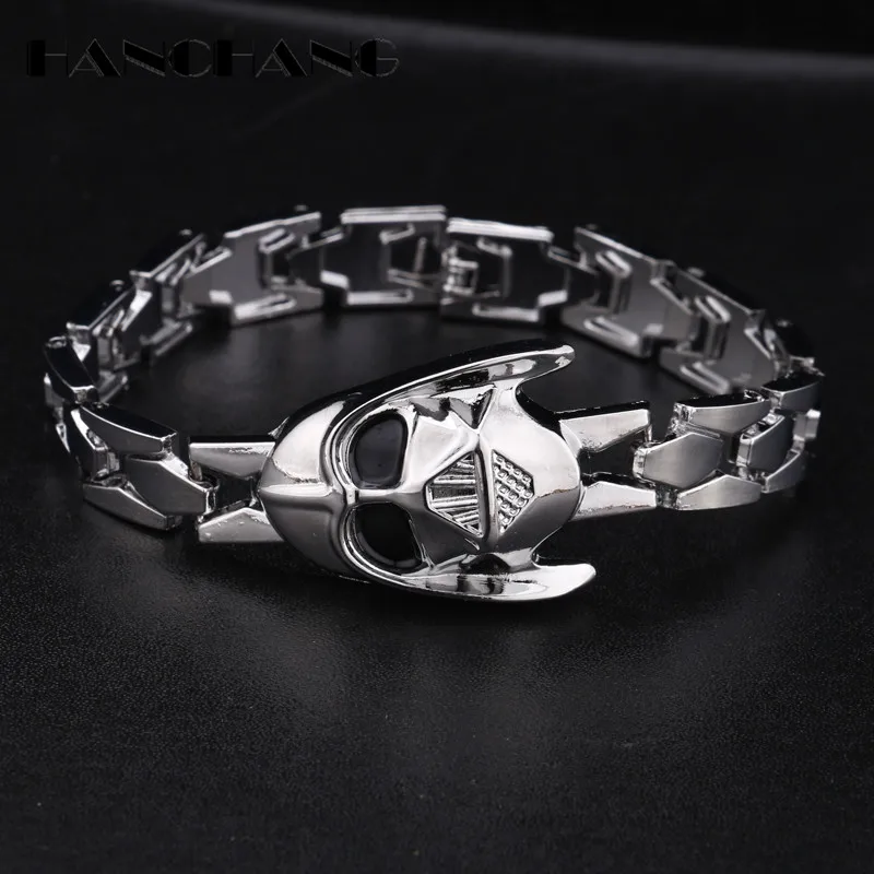 

Hip Hop Jewelry Star Wars Bracelets Darth Vader Knight Batman Mask Chain Buckle Bangle Bracelet Man Gifts