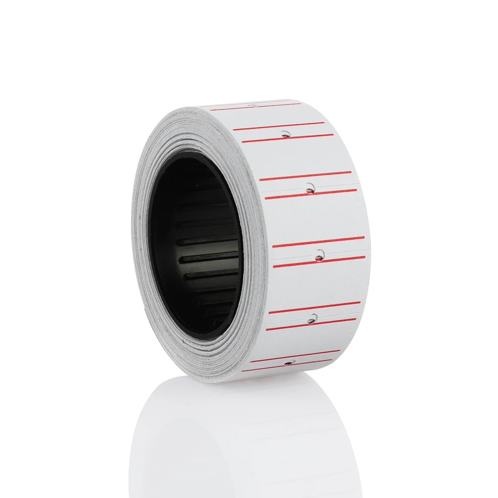 

500 Labels/Roll Self Adhesive Price Tags White Self Adhesive Price Label Paper Tag Sticker Supermarket Office Supplies