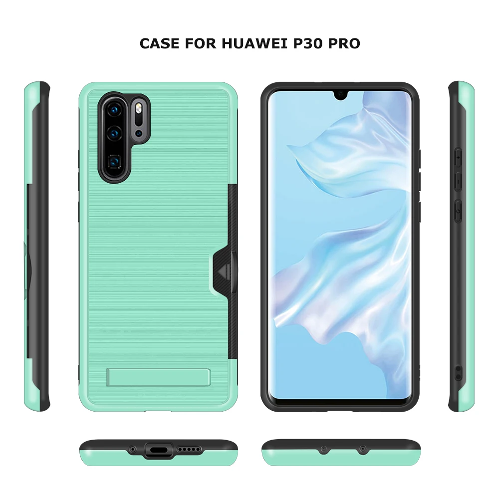 Чехол для телефона Huawei P30 Pro Hybrid Armor OG L09 VOG L29 держатель карт чехол бампер PRO