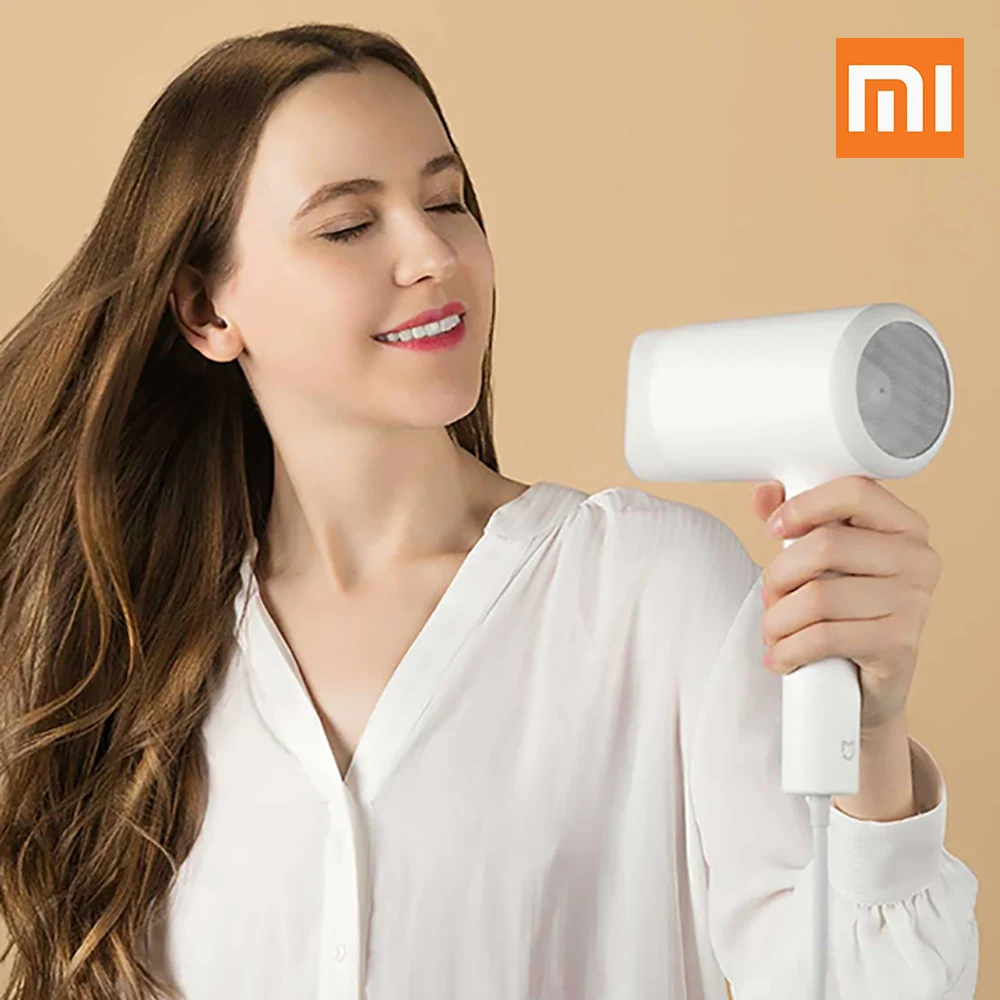 

XIAOMI Mijia 1800W Water Ion Electric Hair Dryer Quick Dry Three-gear Adjustment Temperature Hair Dryer Low Roise Blow Dryer