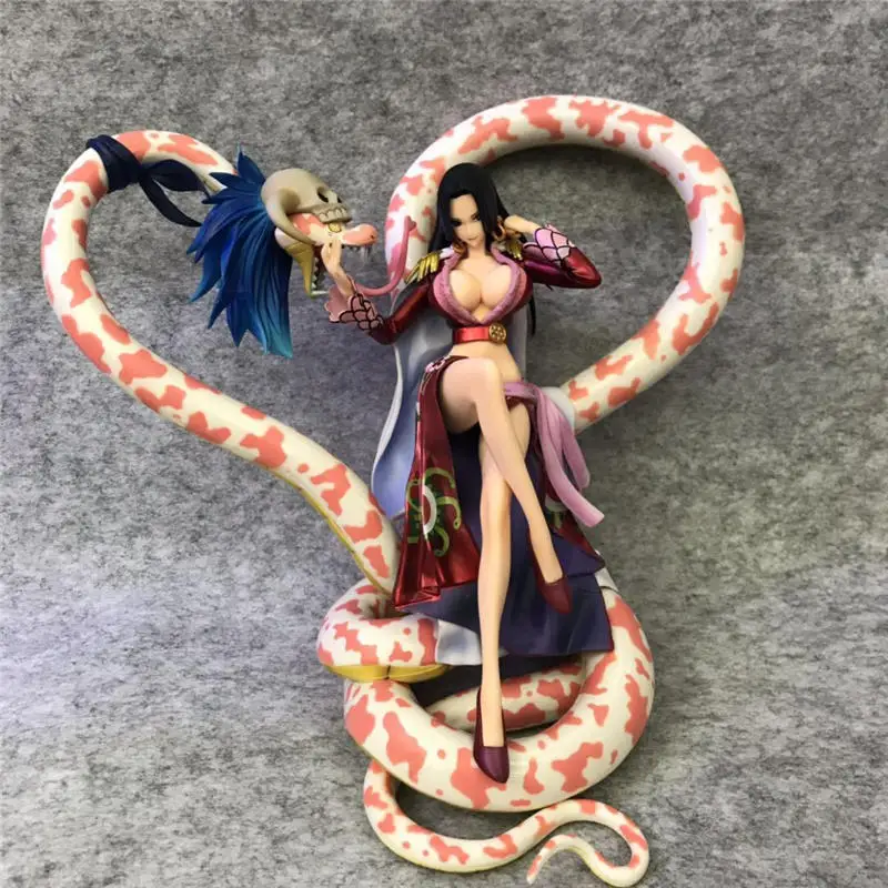 

21cm Anime ONE PIECE Bust Boa Hancock Sexy Action Figures Female Emperor Nine Snakes Ji Megahouse Action Figure Toys Gifts