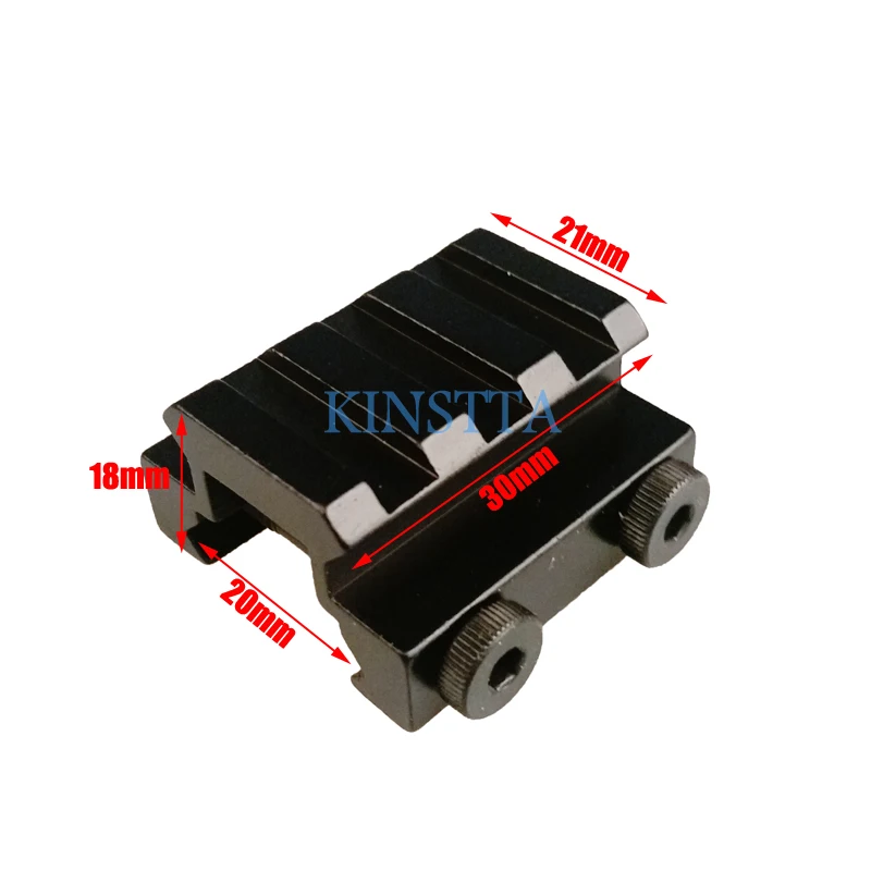 3 слота для нисходящей винтовки Weaver Picatinny 1/2 дюйма 20 мм|airsoft riser|weaver picatinnyrail base |