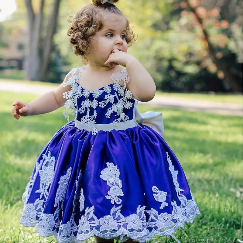 vestido florista azul
