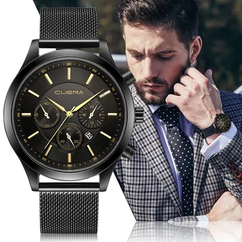 

Fashion Sport Quartz Clock Mens Watches Brand Luxury Business Waterproof Watch Wrist Party decoration suit Dress Watch gifts
