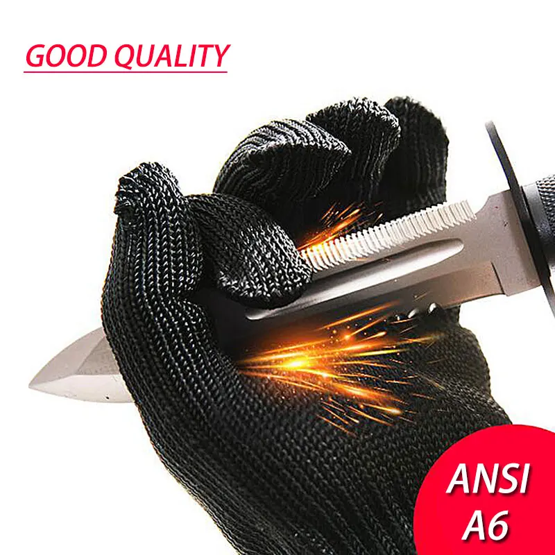 Nmsafety 1 Pair Proof Protect Stainless Steel Wire Safety Gloves Cut Nmsafety 1 Pair Proof Protect Stainless Steel Wire Safety Gloves Cut Metal Mesh Butcher Anti Cutting Breathable Work