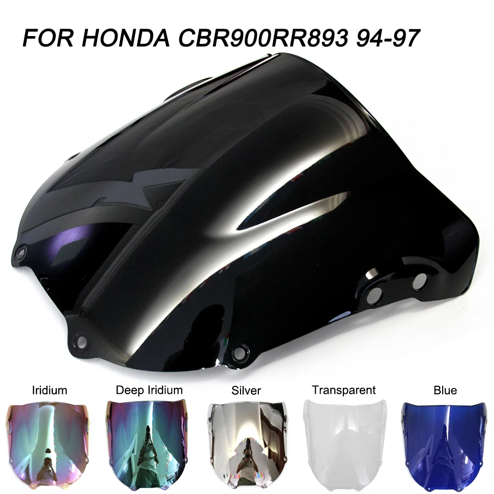 

For Honda CBR900RR Windscreen 94-97 CBR893RR Motorcycle CBR 900RR 893RR Windshield 1994 1995 1996 1997 Screws Bolts Accessories