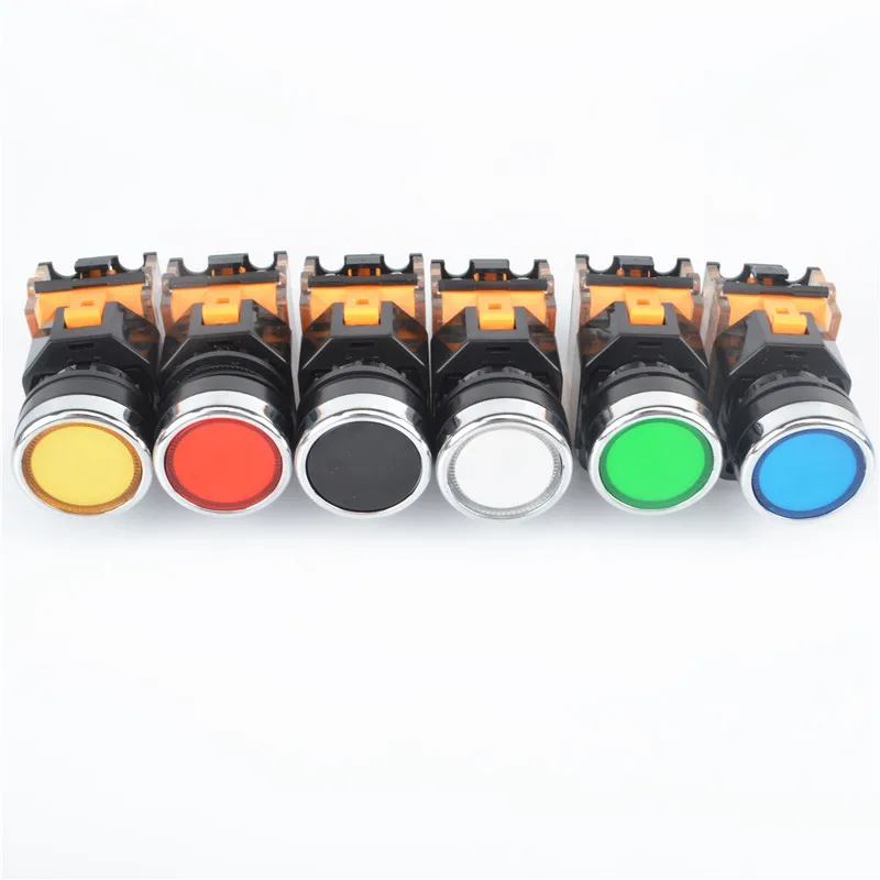 momentary push button switch Self locking NO+NC 22MMin Switches from