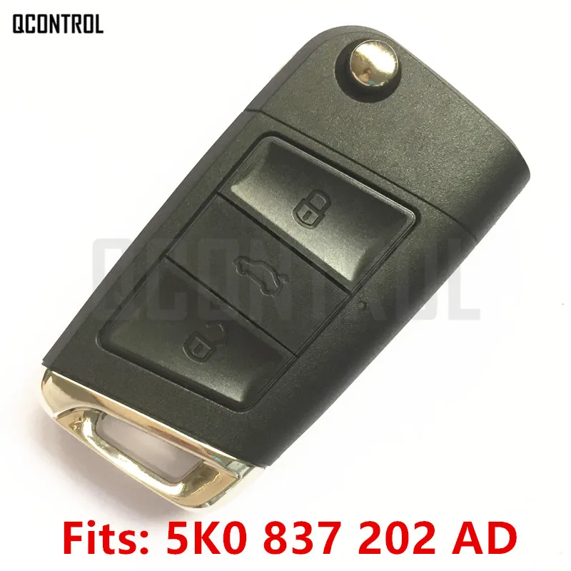 QCONTROL пульт дистанционного управления для VW/VOLKSWAGEN Beetle/Caddy/Eos/Golf/Jetta/Polo/Scirocco/Tiguan/Touran/Up 5K0 837 202 AD