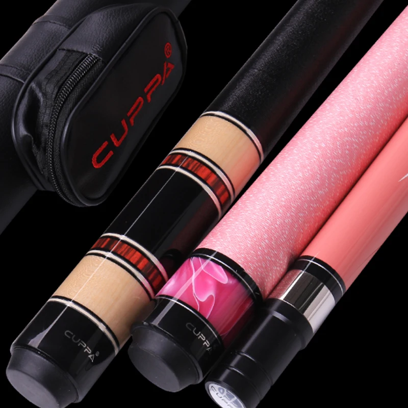 

CUPPA Pink Lovers Pool Cue Stick Pool Case Set 13mm 11.75mm Black