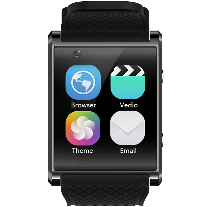 New Android smart watch GPS SOS Arc face capacitive screen 3G smartwatch video WIFI camera Sports Health music phone handsfree