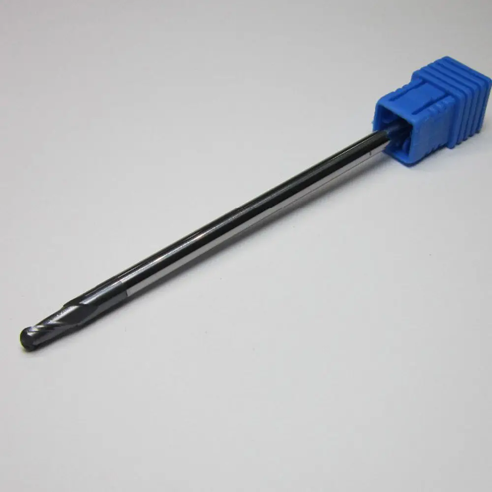

1pcs 2 Flutes End Mill HRC45 CNC Shank 100MM Radius Tungsten Carbide Ball Nose Tool Milling Durable Useful New