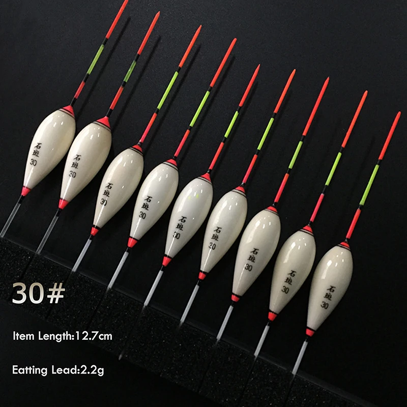 

10pcs/lot Fishing Floats Balsa Flotteur Peche Shallow Water & Ice Groupers Floating Bobbers Six Models Fishing Accessories