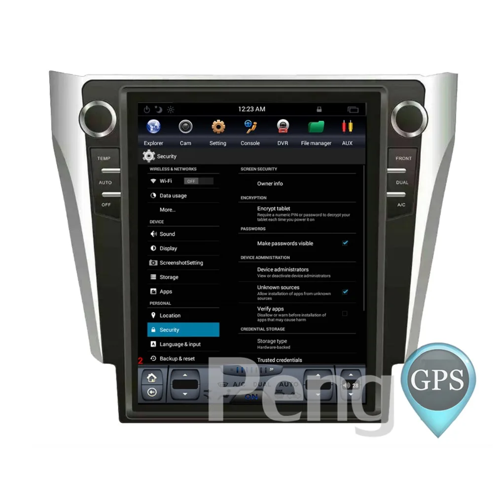 Tesla вертикальный экран автомобиля радио gps-навигация, dvd-плеер для Toyota Camry Aurion два Din 1080P Мультимедийный блок