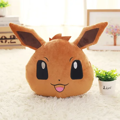 Pikachu Jigglypuff Chikorita Psyduck Eevee Плюшевые игрушки Аниме периферийное покрытие для рук
