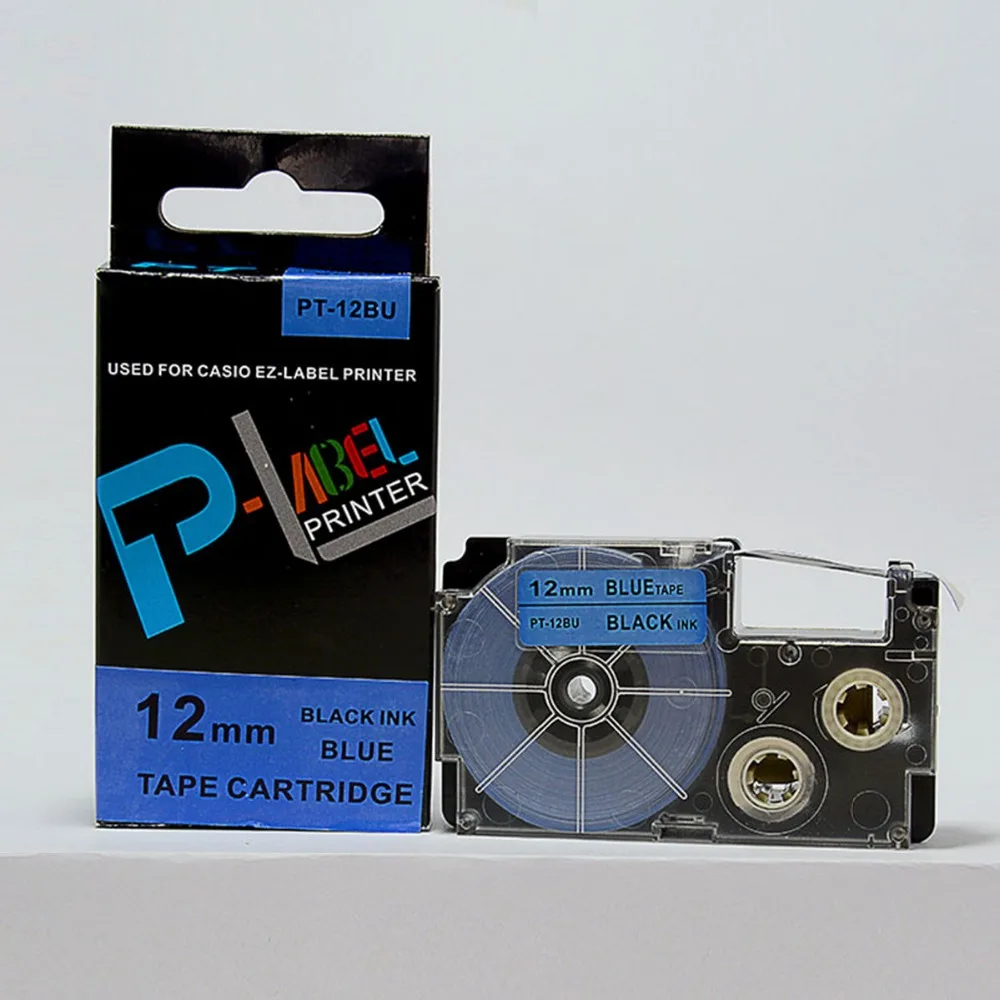 Free shipping 5PK compatible kl tape cartridge 12mm XR 12BU for EZ