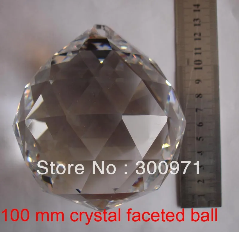 

1pc/Lot , 100mm Crystal Faceted Ball , TRANSPARNETS Crystal Chandelier Ball / Crystal Lighting Ball