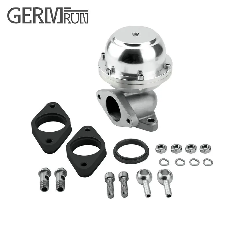 Universal 38MM Wastegate Turbo for WG BYPASS EXHAUST+SPRING PSI silver