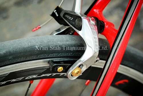 Титан TC4 велосипедный болты и гайки группа набор светильник для велосипеда Sram Красный/сила 22 передних и задних переключателей+ шатуны+ тормоз