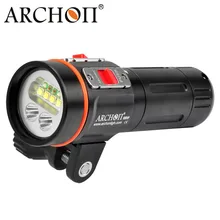 ARCHON D35VP Aluminum Waterproof 4xXM-L2+ 2xXP-E+UV 2600 LM 4 Modes Diving Rechargeable LED light Flashlight To 100M цена ARCHON D35VP Aluminum Waterproof 4xXM-L2+ 2xXP-E+UV 2600 LM 4 Modes Diving Rechargeable LED light Flashlight To 100M цены онлайн