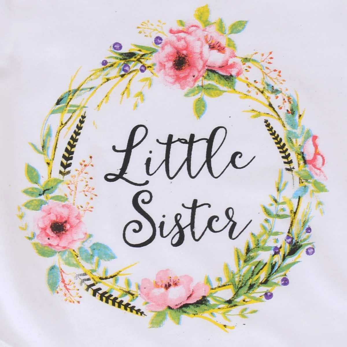 Little Sister And Big Sister Printed Tee-2