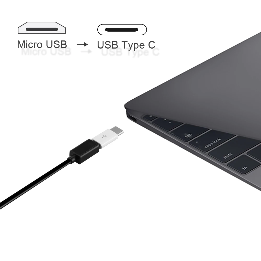 3 шт./лот Micro Usb для type-c Micro Usb-type c конвертер адаптер для huawei Macbook Oneplus Xiaomi зарядное устройство