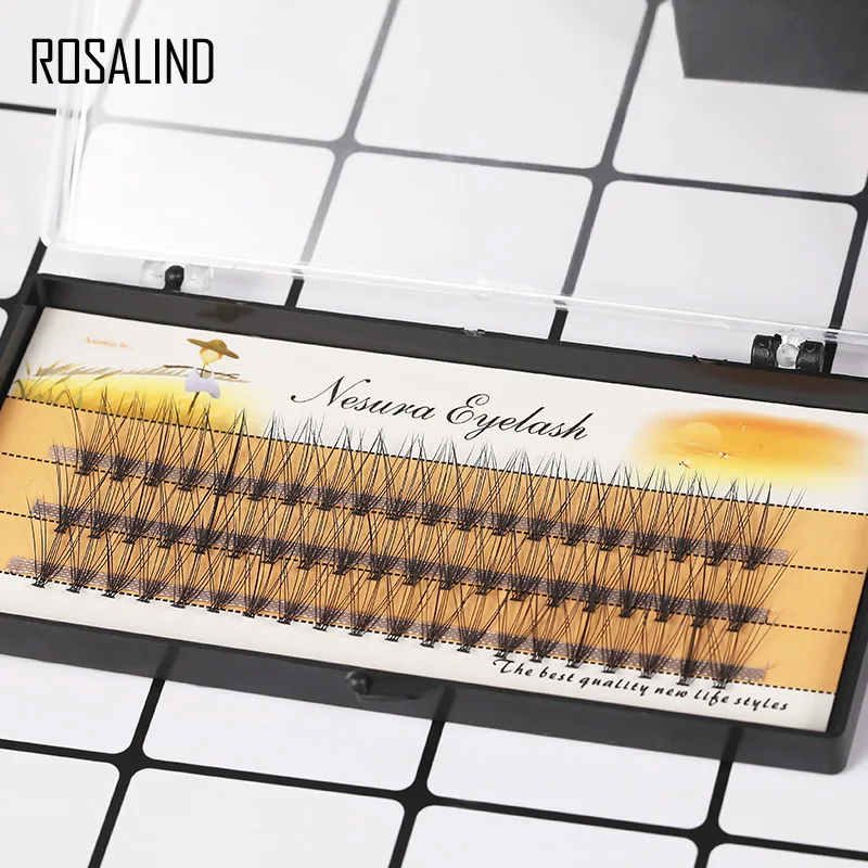 

ROSALIND 60PCS/Kit False Eyelashes For Building Make Up Tools Grafting Fake Eyelashes Set For Growing The Eyelashes Extension