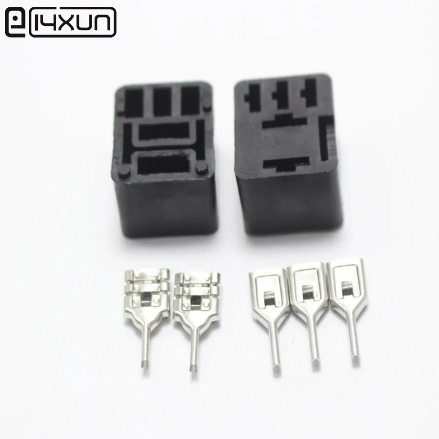 

10pcs Violet PCB Car/Automobile Relay Sockets with Terminals,Flame Retardant , Resistance to High Temperature,16*24*11mm