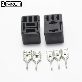 

10pcs Violet PCB Car/Automobile Relay Sockets with Terminals,Flame Retardant , Resistance to High Temperature,16*24*11mm
