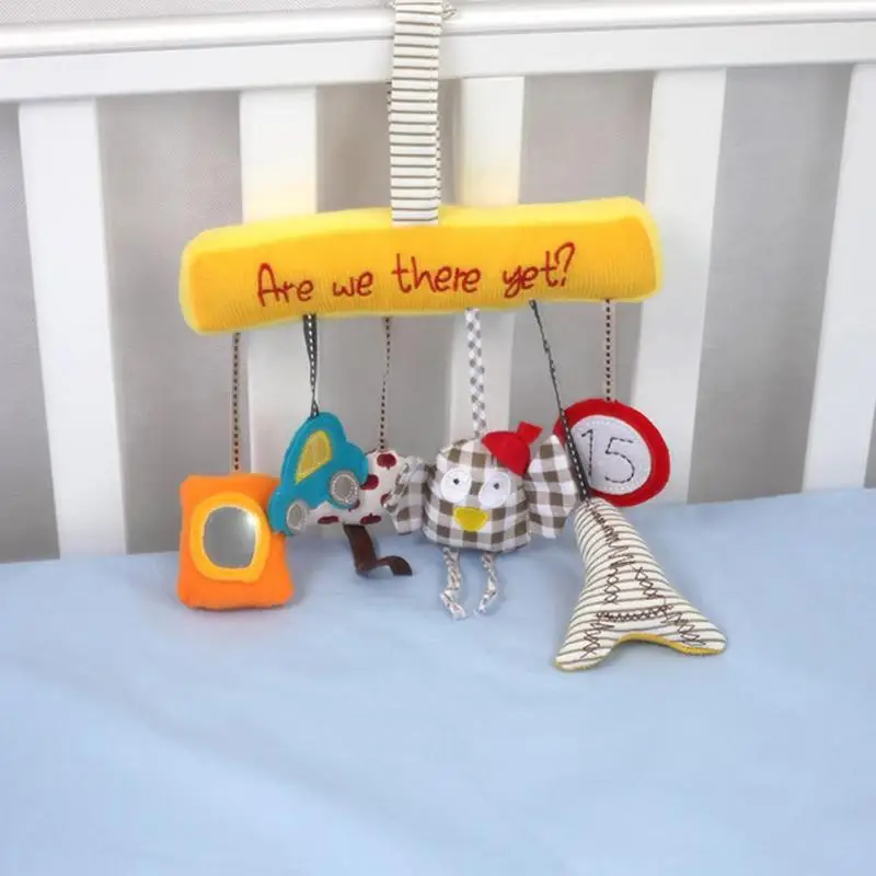 1 комплект для новорожденных детская погремушка игрушечное животное плюшевый колокольчик Детские коляски Висячие Игрушки для колыбели