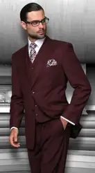 2017 классические брюки Made Браун Жених Смокинги для женихов 3 предмета Свадебное Пром ужин Костюмы для Для мужчин дружки Best мужской костюм