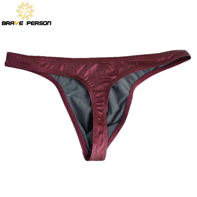 Leder Unterwäsche Männer Sexy Slip Penis Beutel  5