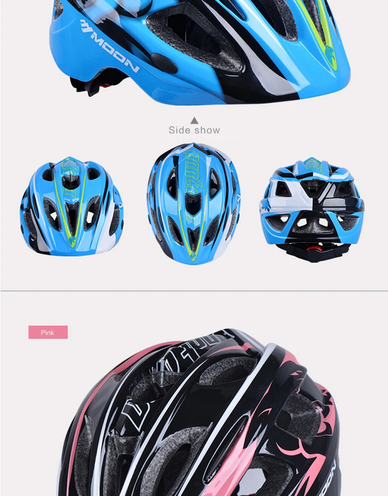 MOON велосипедный шлем на открытом воздухе, велосипедный шлем, милый детский безопасный спортивный шлем, детский EPS MTB велосипедный шлем, защитное снаряжение